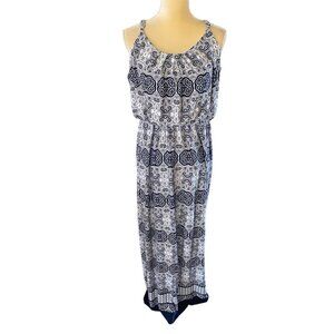 AB Studio Blouson Maxi Dress, Women's Size Large